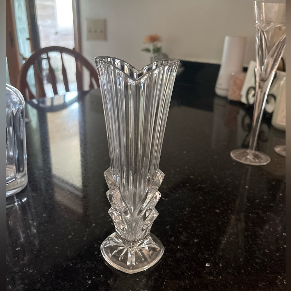 Crystal bud vase